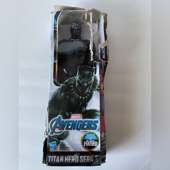 3/$14 Avengers Marvel Endgame Titan Hero Series Black Panther DAMAGED Pack - Picture 1 of 3